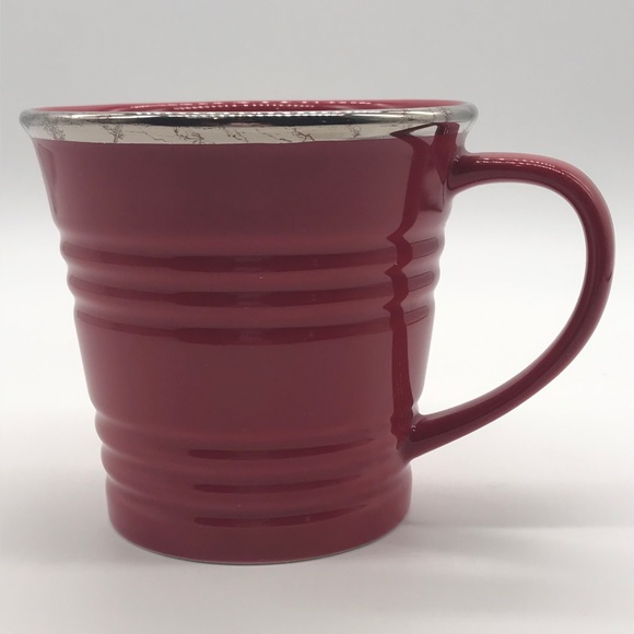 Starbucks Mug 2007 Red with gold rim coffee mug - Picture 1 of 8